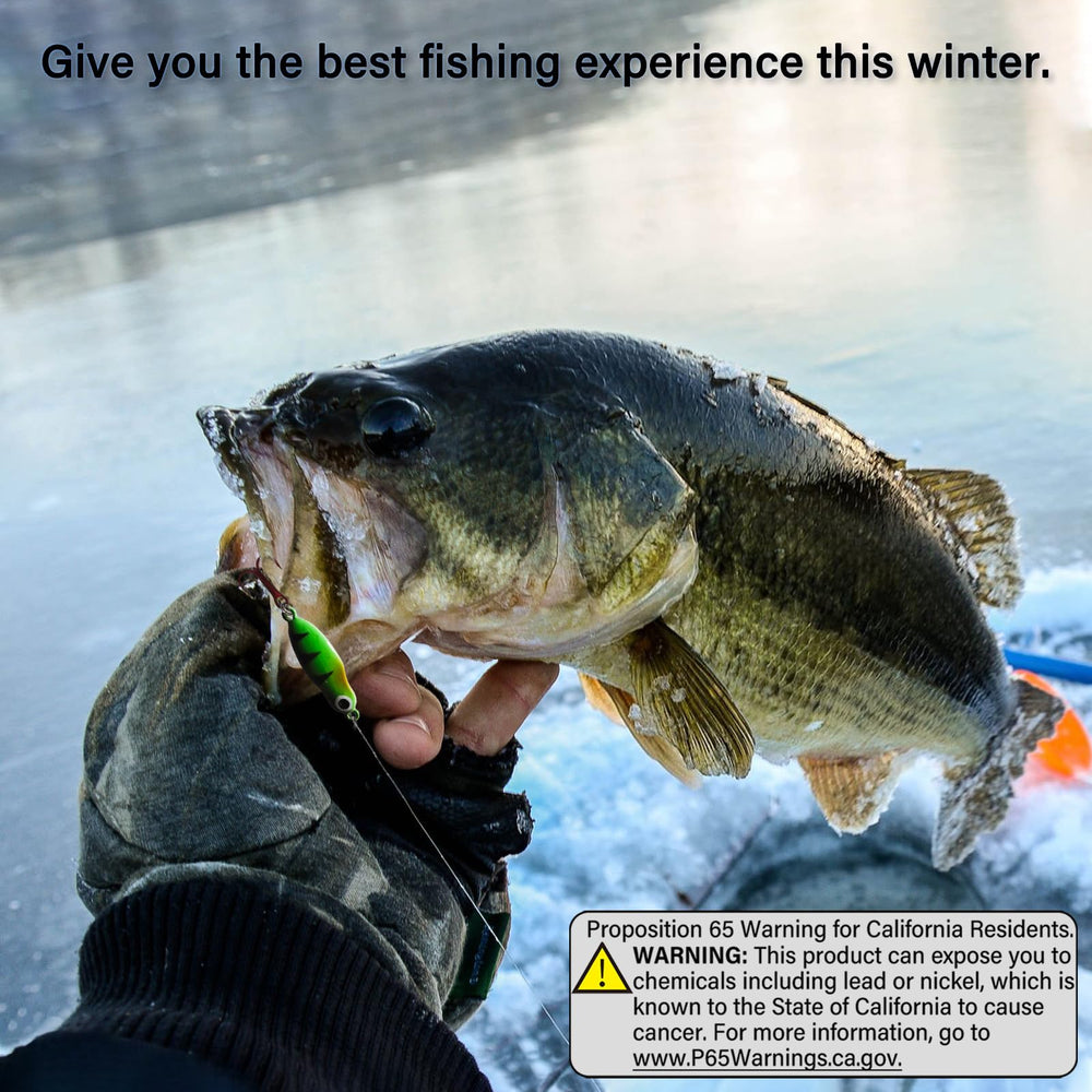 Gift-ready ice fishing jigs packaging