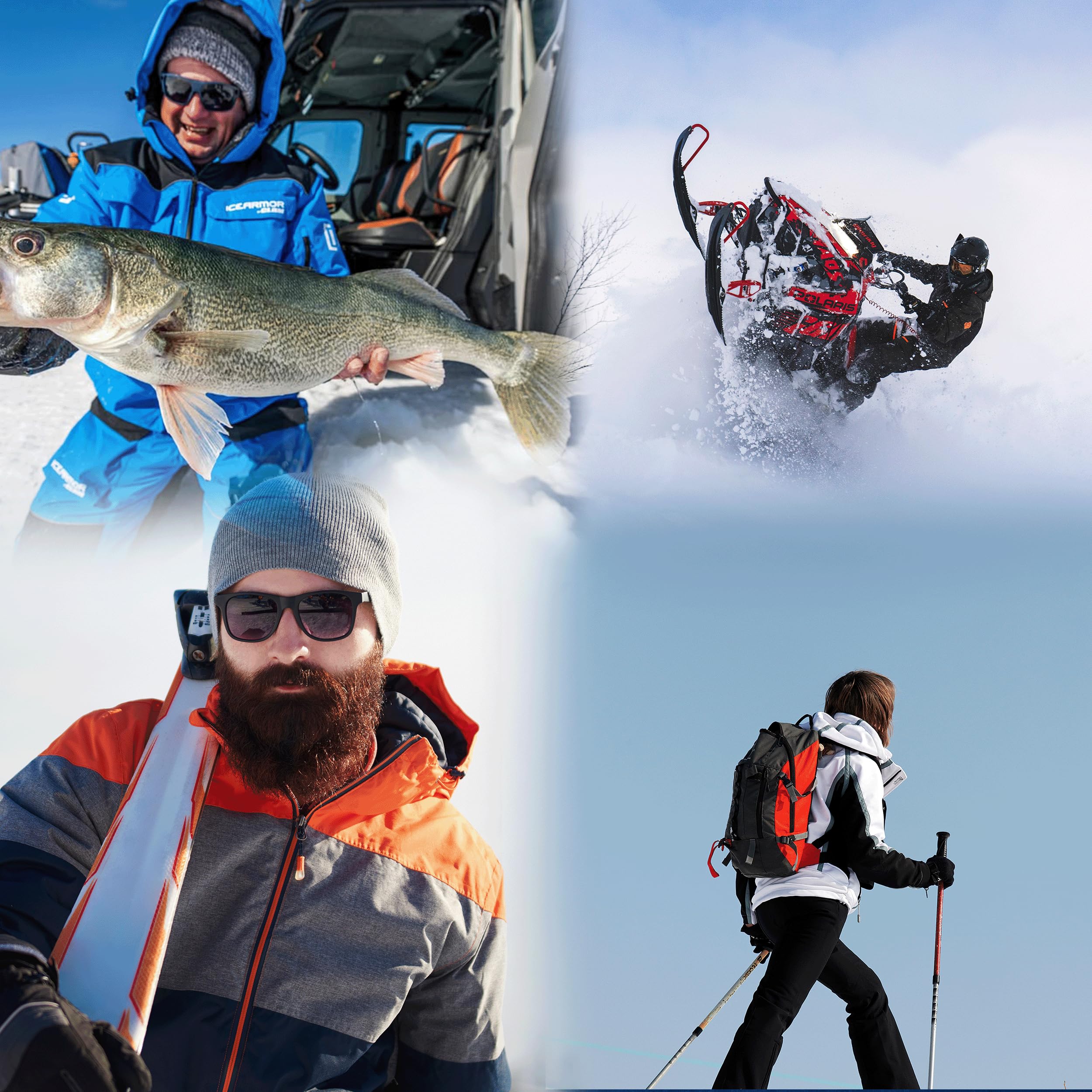 ICEARMOR on-ice use shows winter warmth and dexterity
