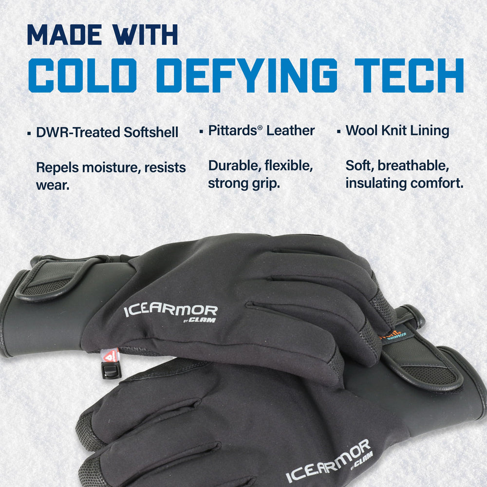 ICEARMOR softshell outer with DWR blocks wind and snow