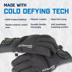 ICEARMOR softshell outer with DWR blocks wind and snow