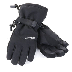 ICEARMOR youth ice gloves with PVC palm for reliable grip on rods during ice fishing