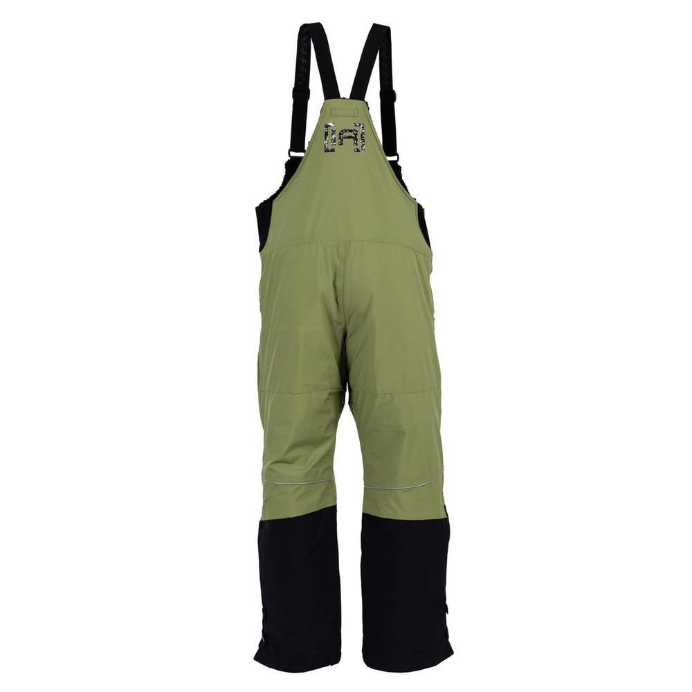IceArmor Delta Float Bib with reflective piping enhances visibility in low light.
