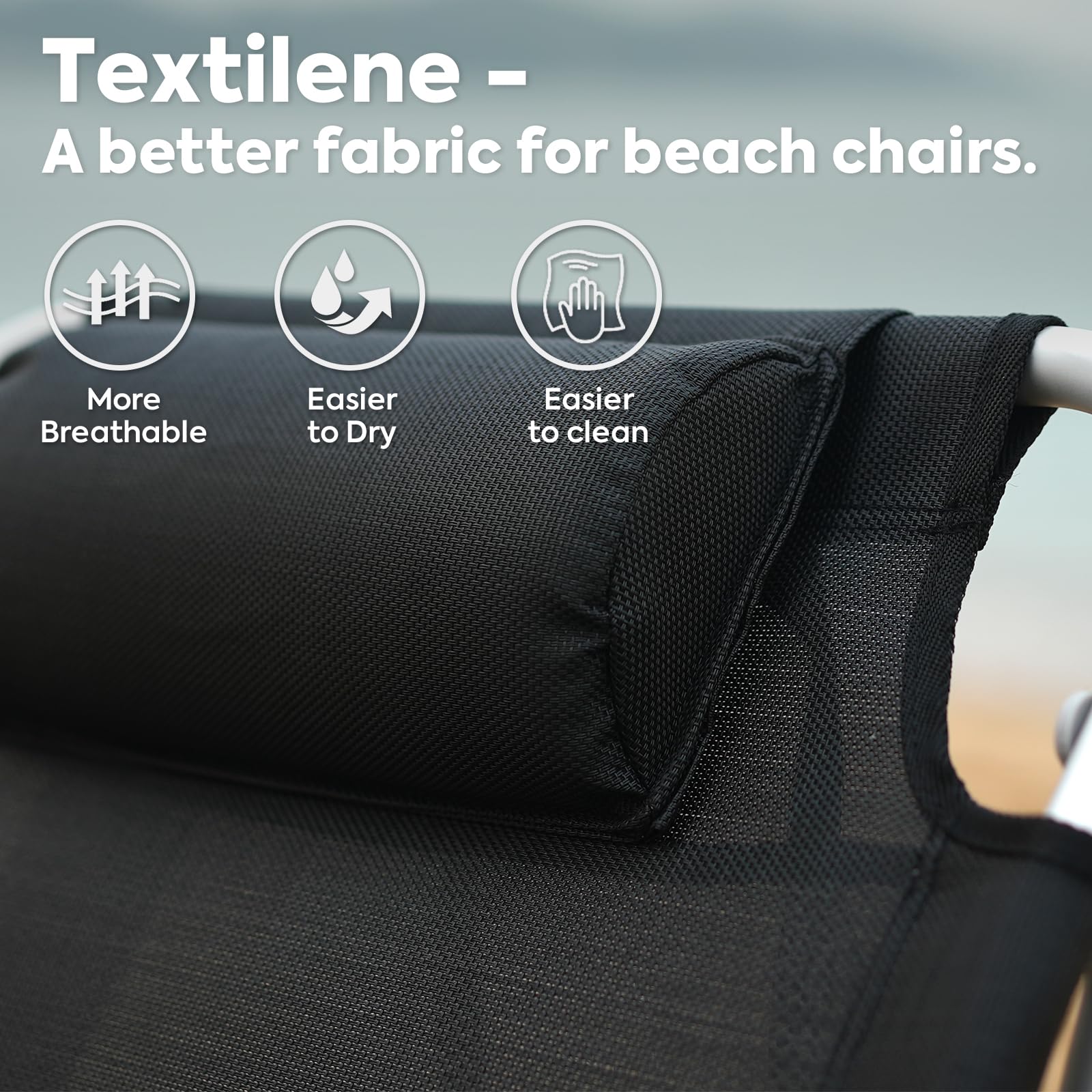 ICECO beach chair cup holders keeping drinks within reach outdoors