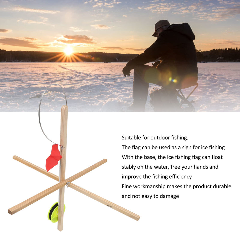 Ice Fishing Flag 3-pack flag set for versatile on-ice setups.