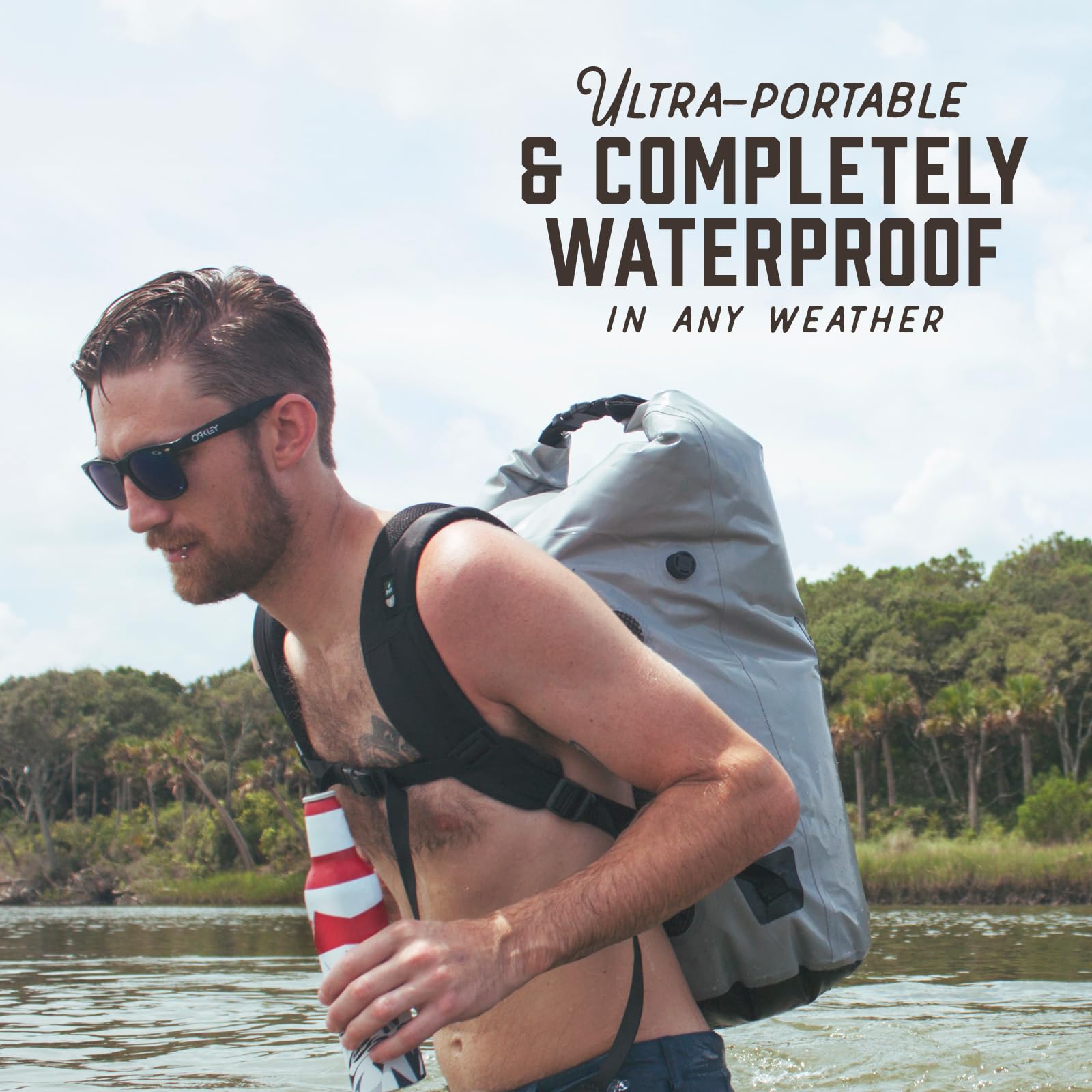 IceMule Pro Large waterproof and buoyant for kayak outings.