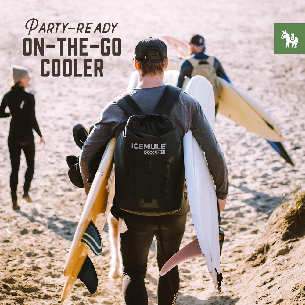 IceMule Pro XL padded straps enable hands-free, comfortable carry.
