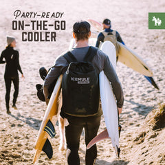 IceMule Pro XL padded straps enable hands-free, comfortable carry.