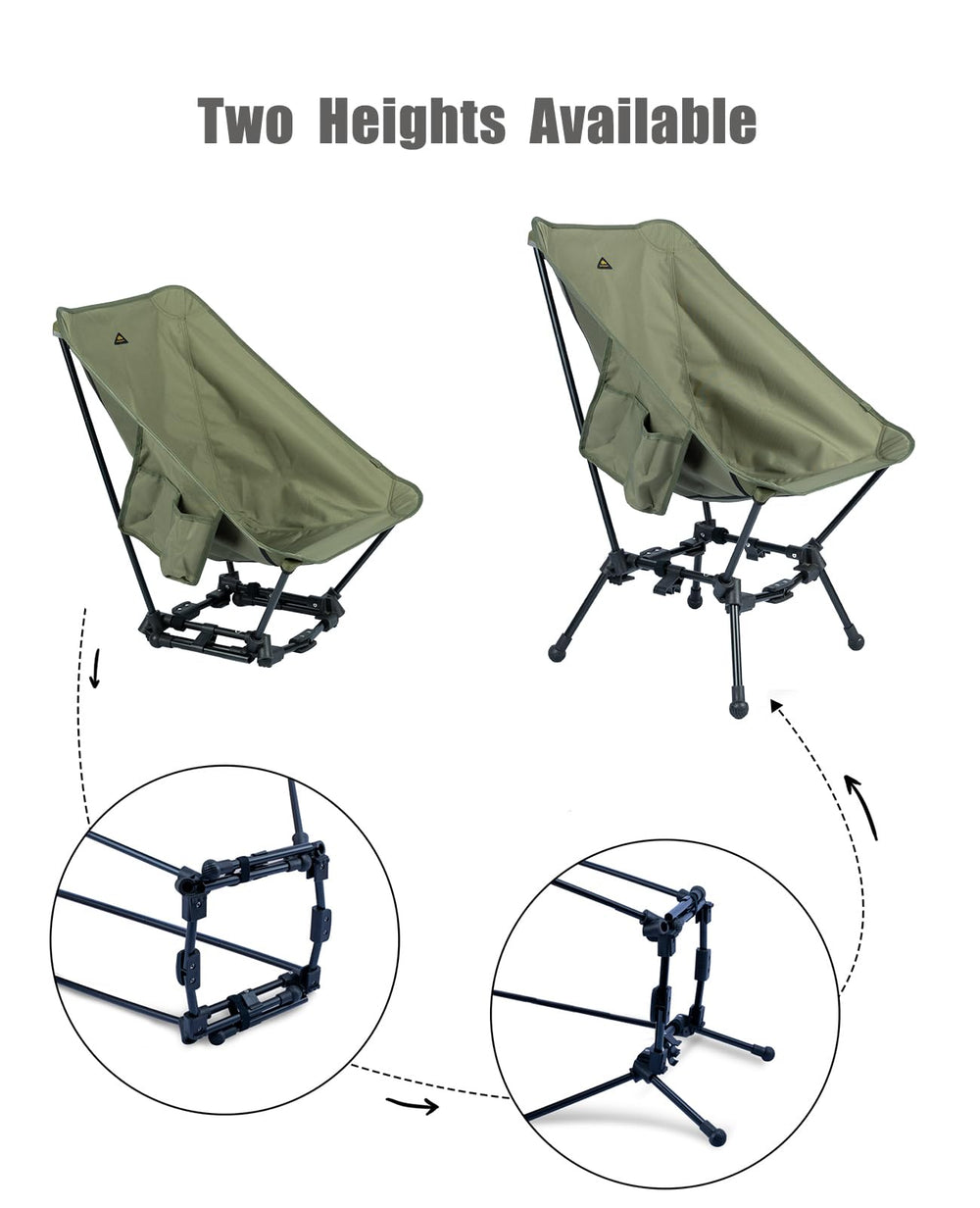 iClimb durable aluminum frame with ripstop fabric for outdoor use