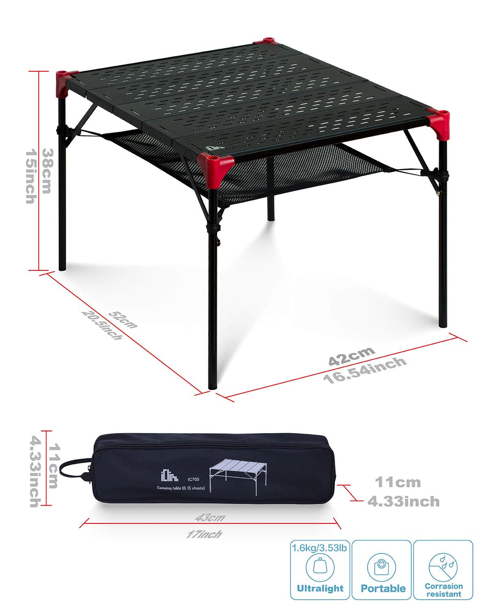 iClimb hollow-out top reduces weight and resists water pooling.