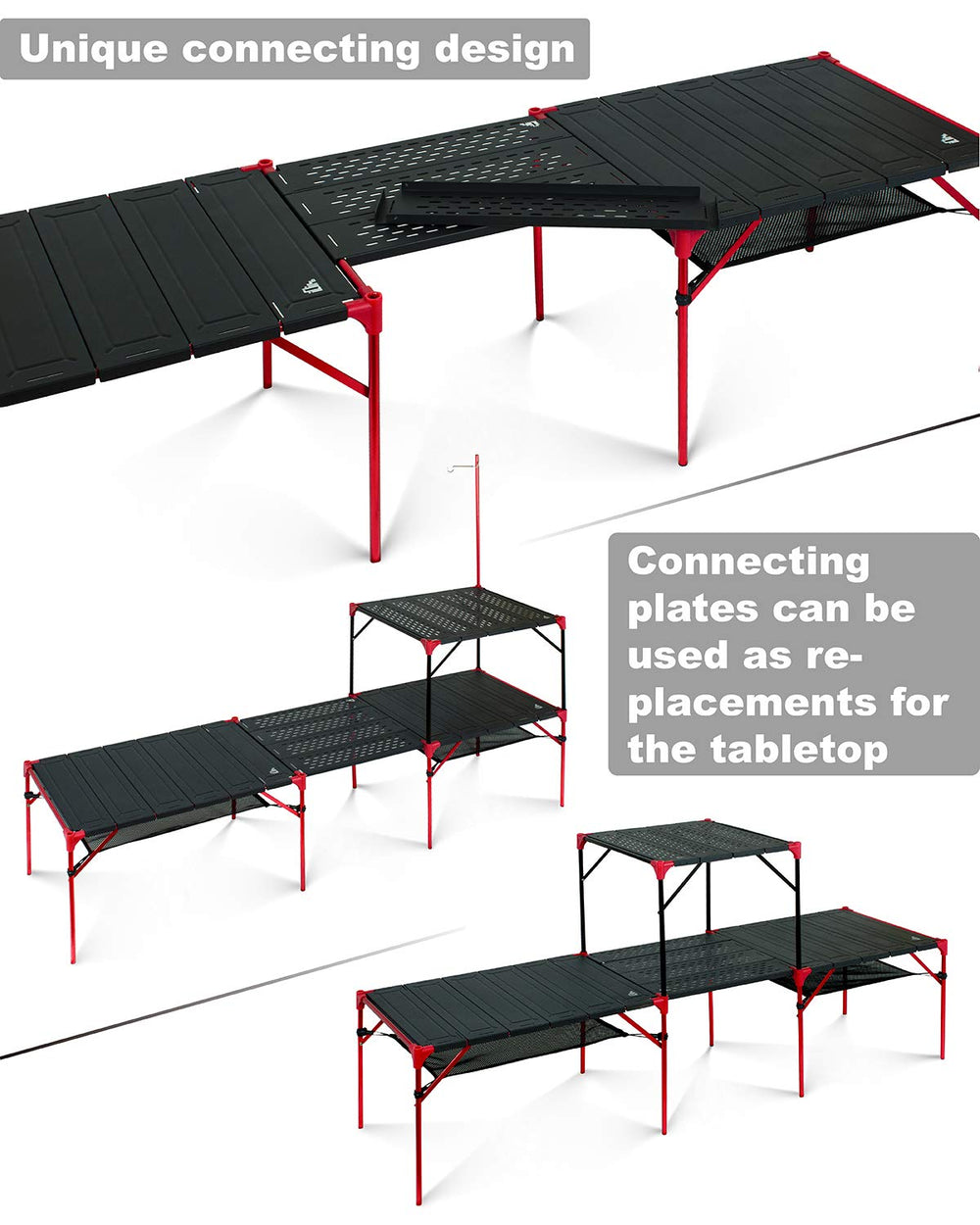 iClimb lightweight aluminum frame for rugged outdoor use.