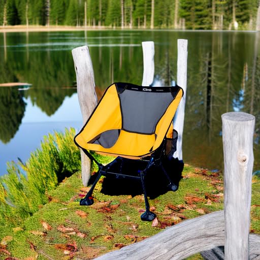 iClimb 600D ripstop fabric seat close-up reveals durability