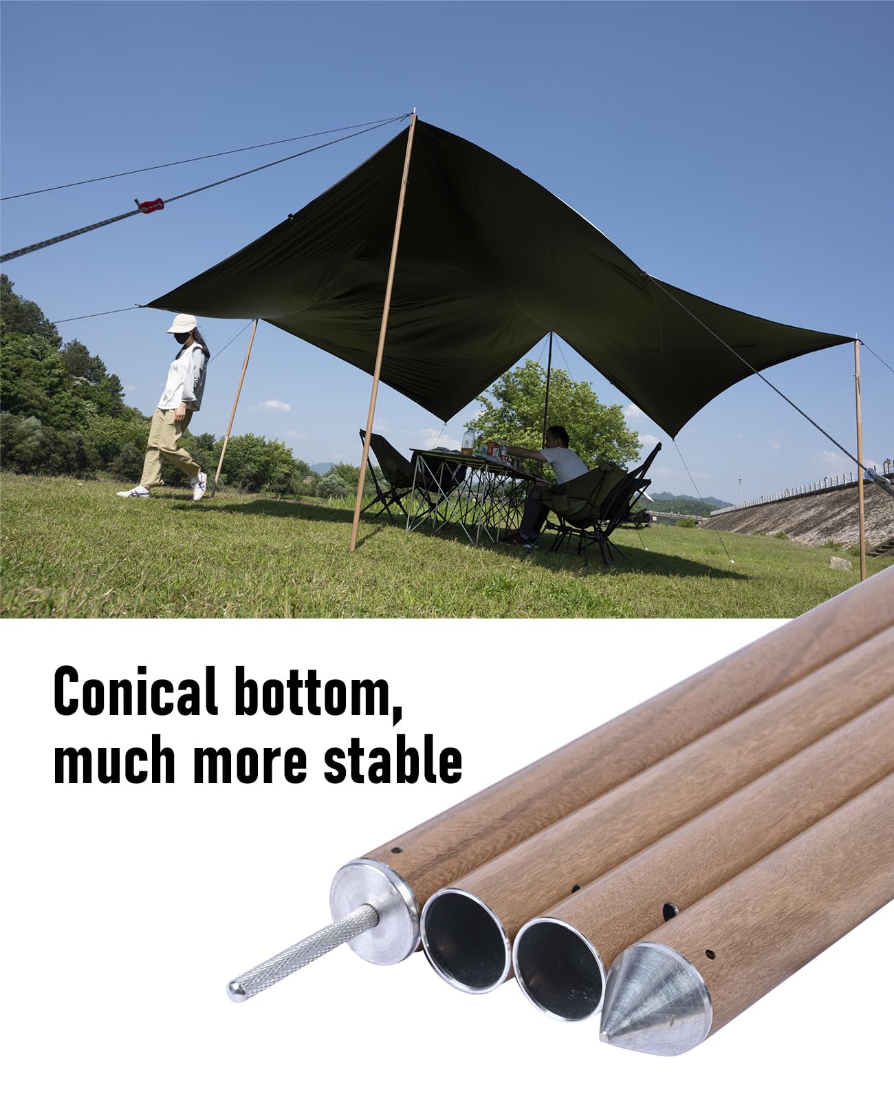 iClimb durable aluminum 6061 ensures corrosion resistance and long-lasting performance.