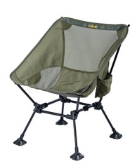 iClimb ultralight chair with anti sinking feet stabilizes on sand or soft ground