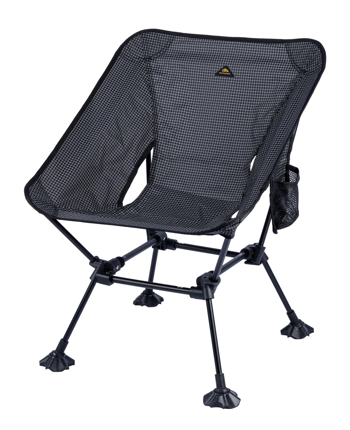 iClimb ultralight chair on beach with anti-sinking feet for stable seating