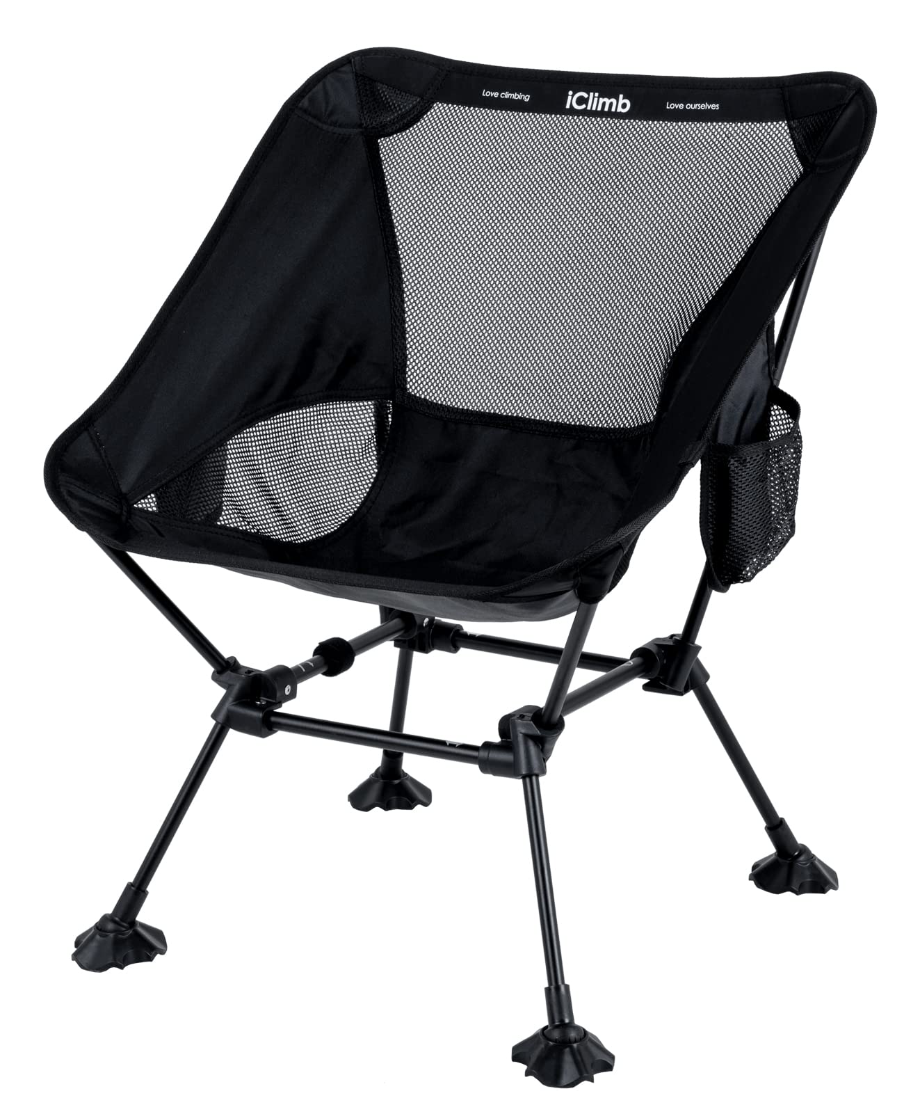 iClimb ultralight chair with square frame for stable seating