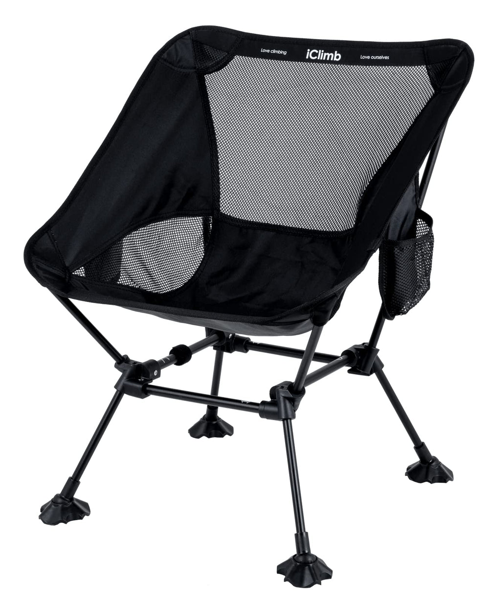 iClimb ultralight chair with square frame for stable seating
