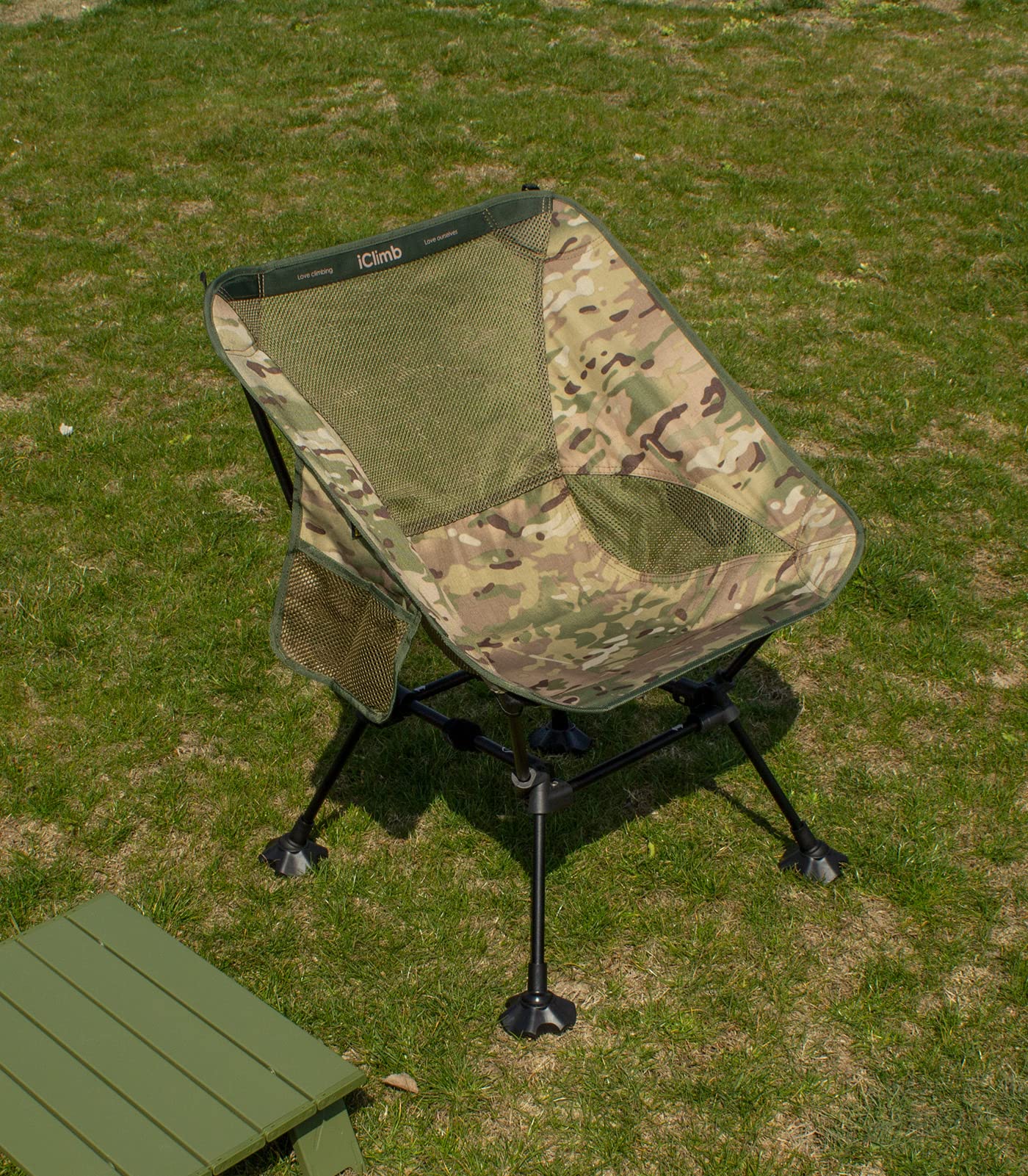 iClimb compact pack includes a storage bag for easy travel.