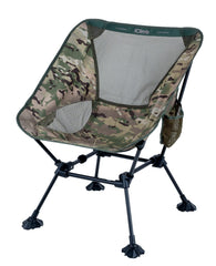 iClimb ultralight chair in woodland setup for quick beach seating.