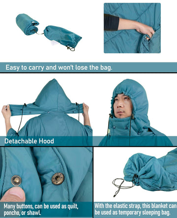 iClimb water-resistant nylon shell keeps you dry in light rain.