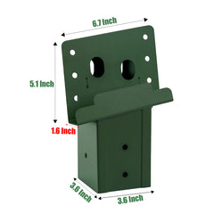 ICokin deer stand bracket packaging depicts four brackets and screws