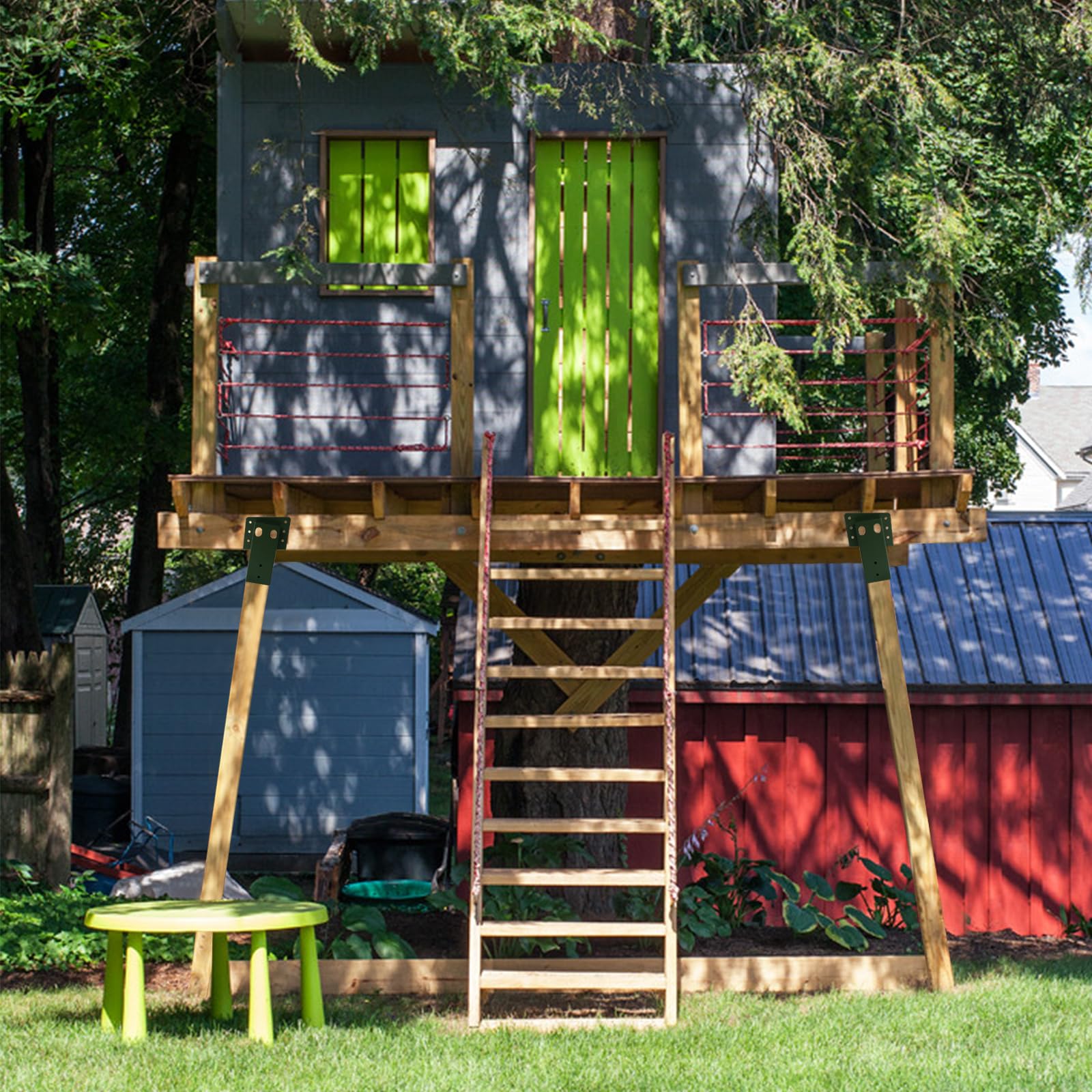 ICokin treehouse deer stand brackets illustrate versatile elevated-use application