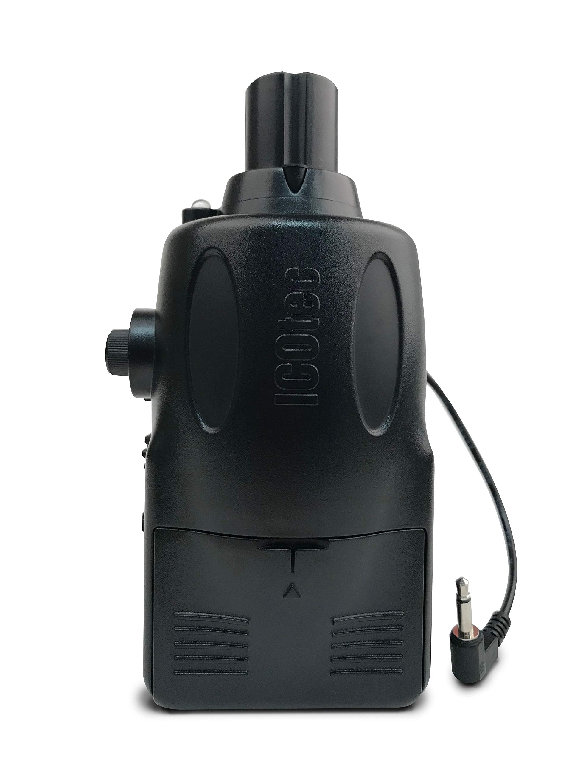 Icotec AD450 field-setup demonstrates seamless predator-call integration in the field