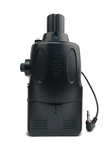 Icotec AD450 field-setup demonstrates seamless predator-call integration in the field