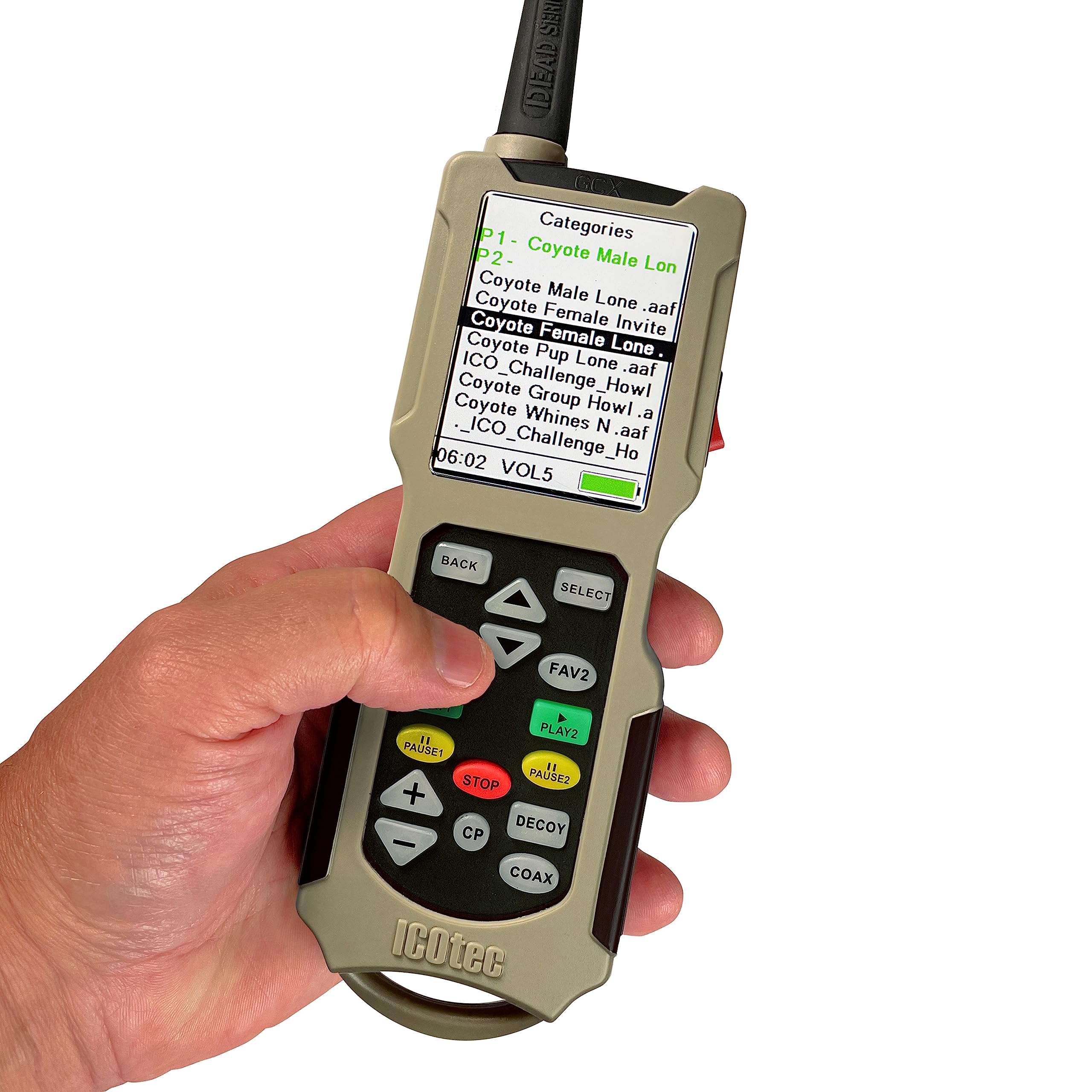 Icotec Nomad+ AD400 decoy image for lifelike predator setup.