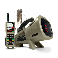 Icotec Outlaw+ remote hunting setup showing field-ready control.