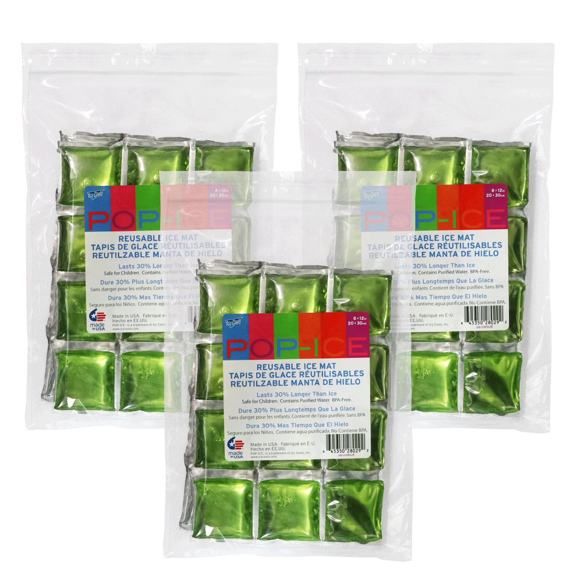 ICY-COOLS ice pack in lunch bag demonstrates portable cooling for meals.