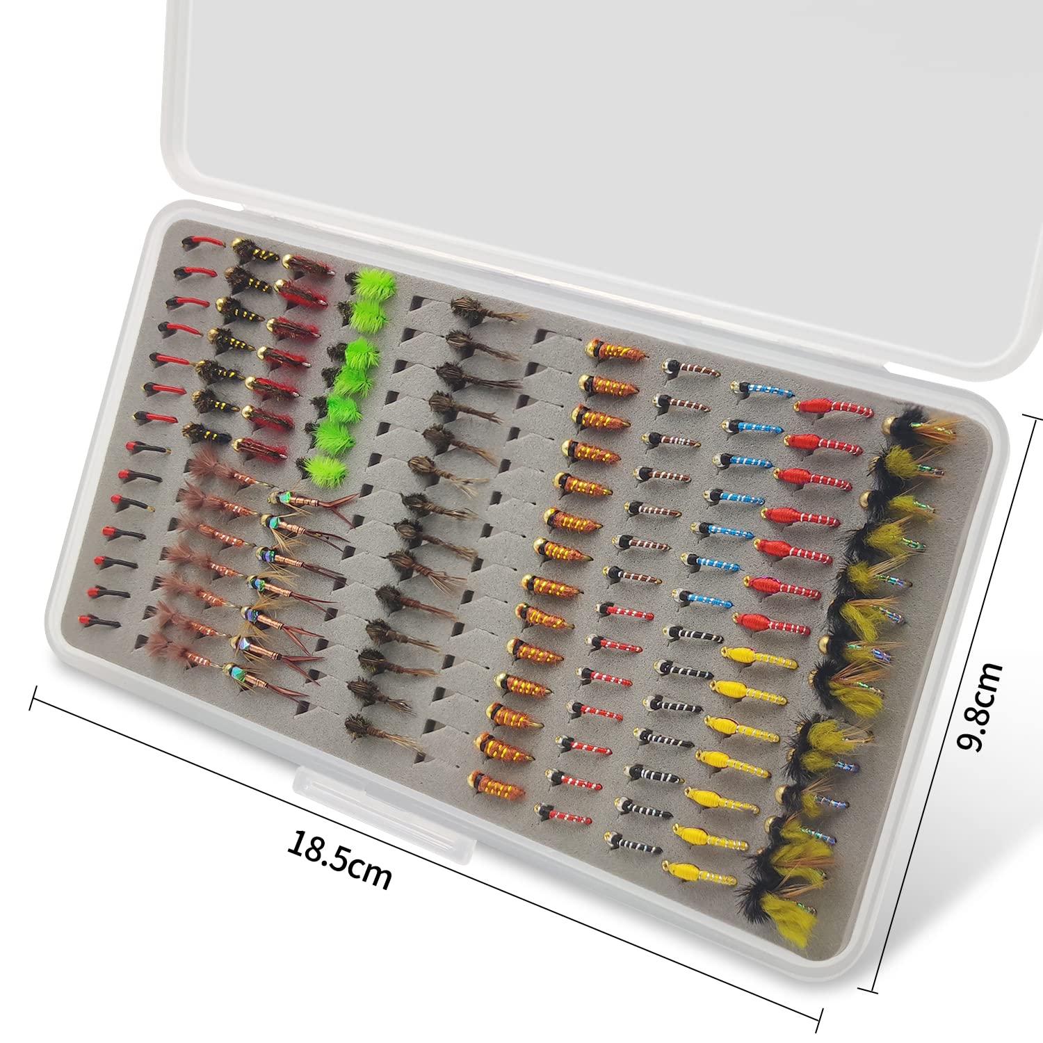 ievei 133pcs versatile water use for trout angling