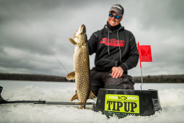 IFISH PRO rod holder folds for easy transport and storage.