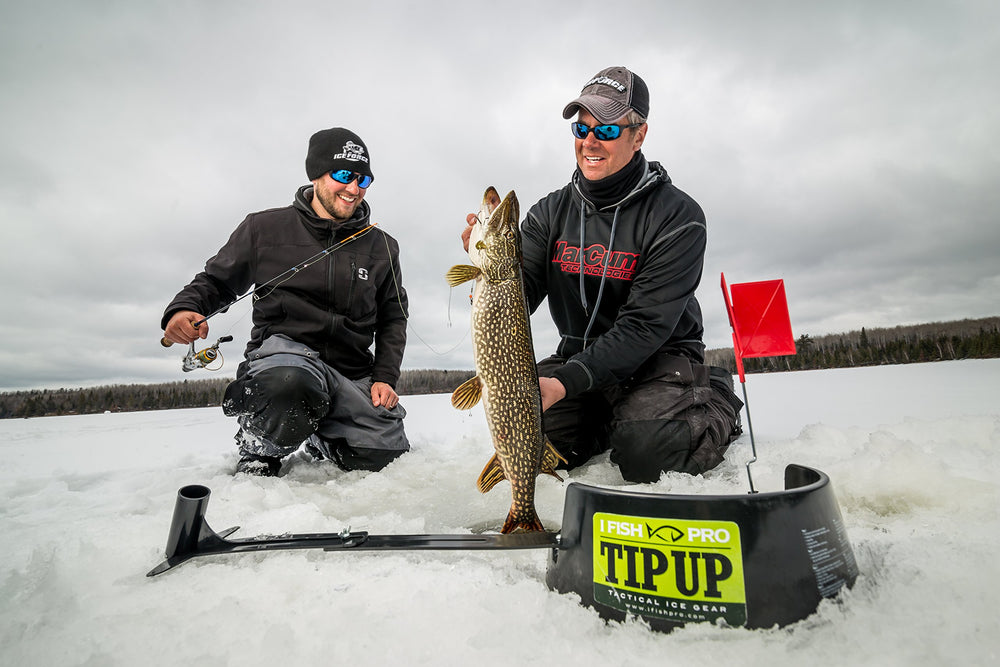 IFISH PRO slip stops included for depth changes without moving the tip-up.