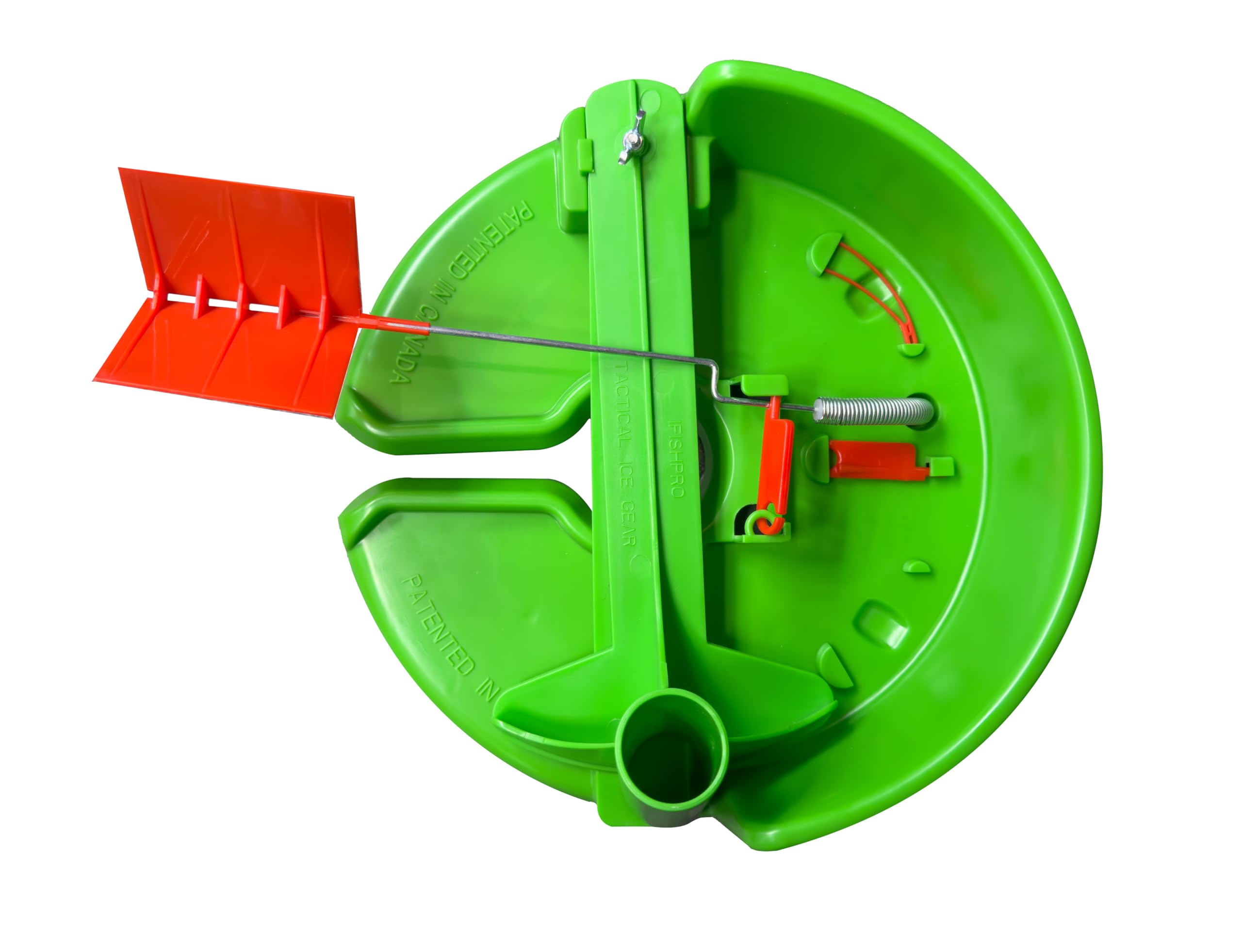I Fish Pro 2.0 Neon Green extendable rod holder ready for different rod lengths.