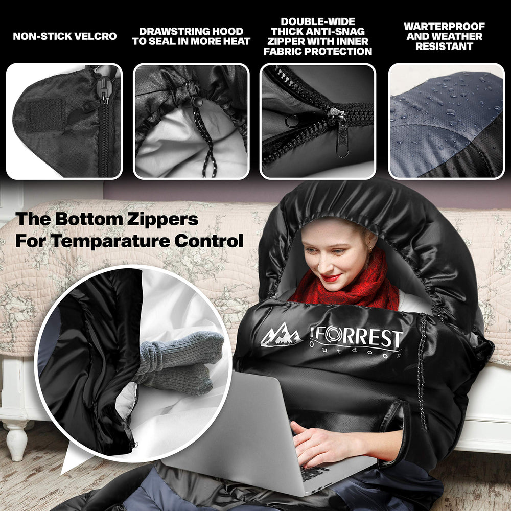 IFORREST sleeping bag compression-bag keeps packing compact for easy transport