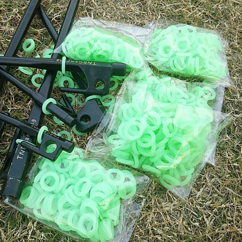 Ifundom green glow rings suit camping, hiking, and outdoor trips for safer evenings