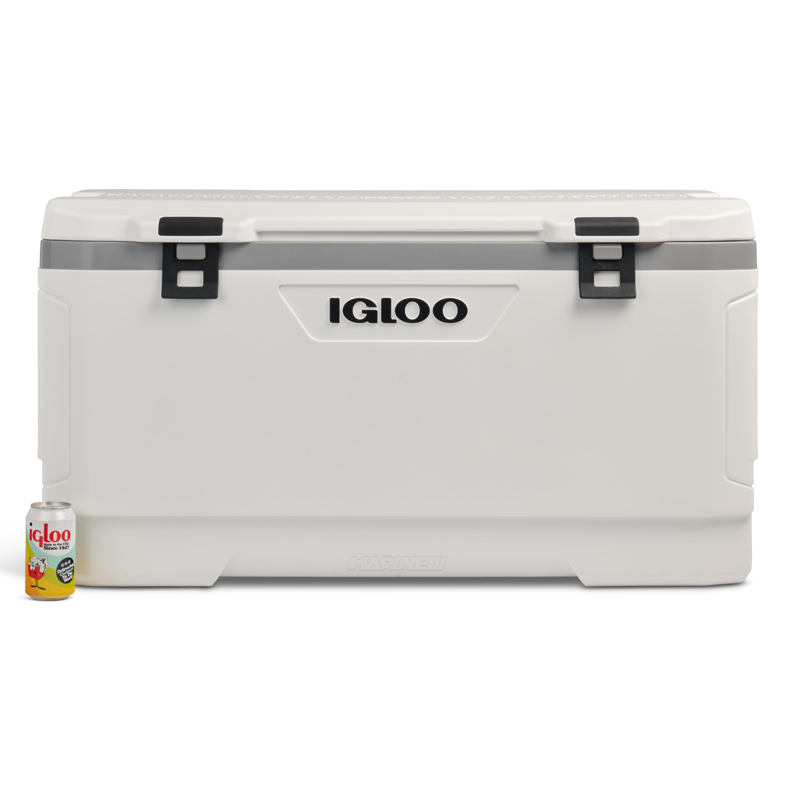 Igloo Latitude Marine Ultra White Cooler in water demonstrates versatility