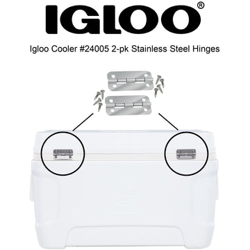 Stainless steel construction resists rust, extending cooler life during outdoor trips.