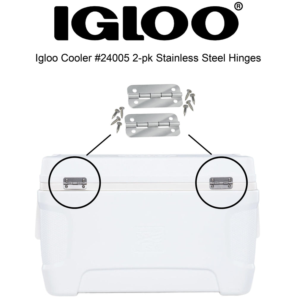 Stainless steel construction resists rust, extending cooler life during outdoor trips.