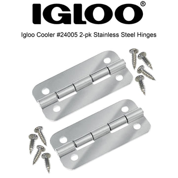Includes 2 hinges and 8 screws for quick, reliable replacement.