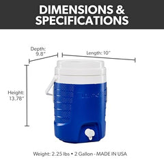 Igloo cooler spigot base for smooth dispensing