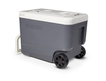 Igloo Versatemp 35 Qt rolling cooler cooling without ice for road trips.