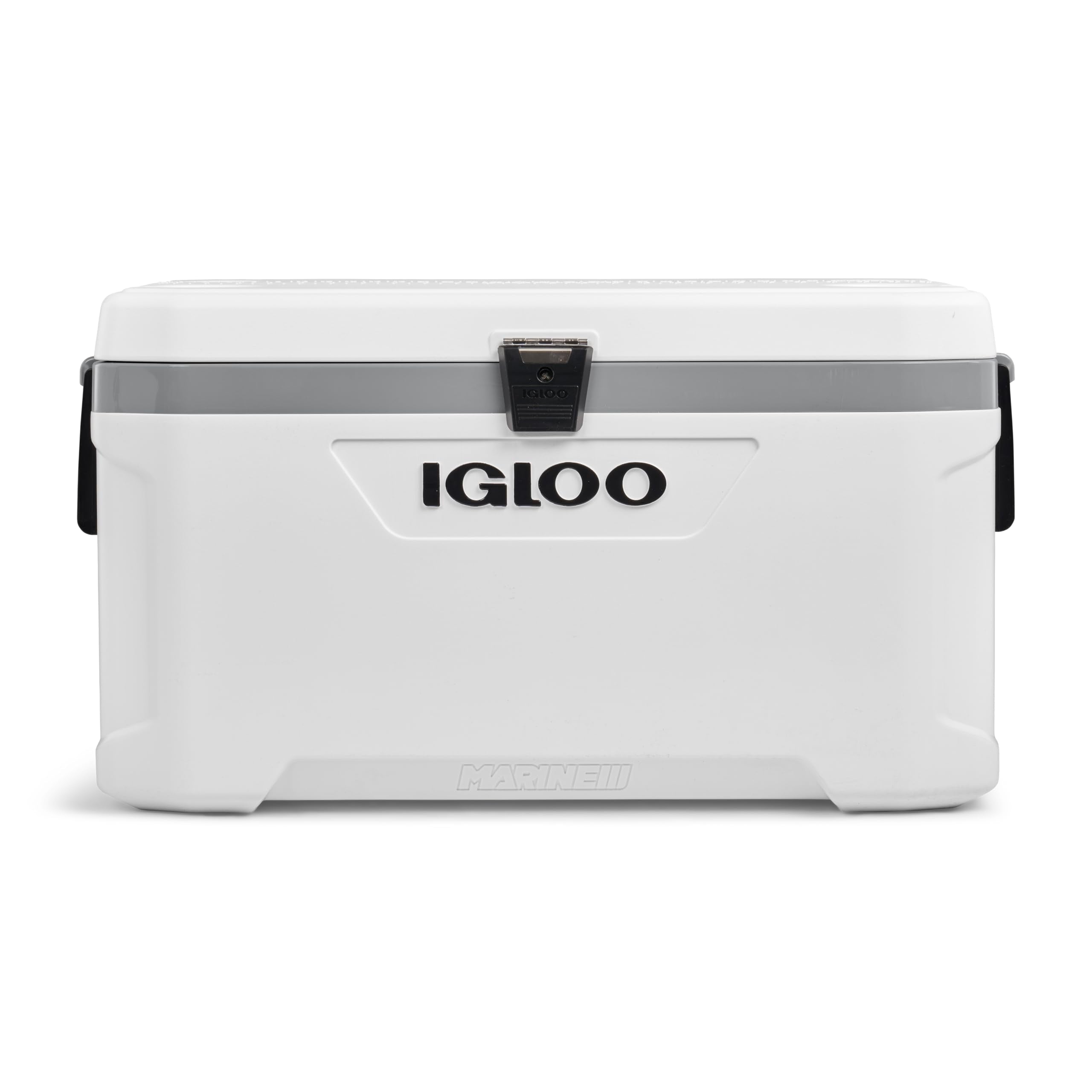 Igloo 70QT Latitude Marine ice box showing spacious interior for camping and outdoor meals