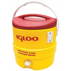 Igloo Beverage Cooler 3 gal yellow with push-button spigot for on-site hydration