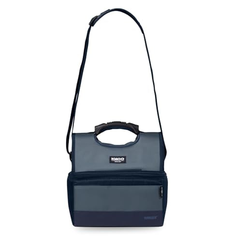 Igloo Blue Evergreen zipper pulls provide smooth, easy access.