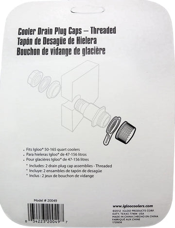 Igloo cap attached by tether remains close for quick reattachment