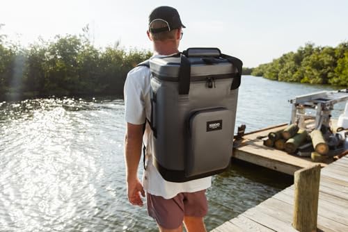 Igloo Carbonite TRAILMATE 24 on rugged terrain with wheels for effortless transport