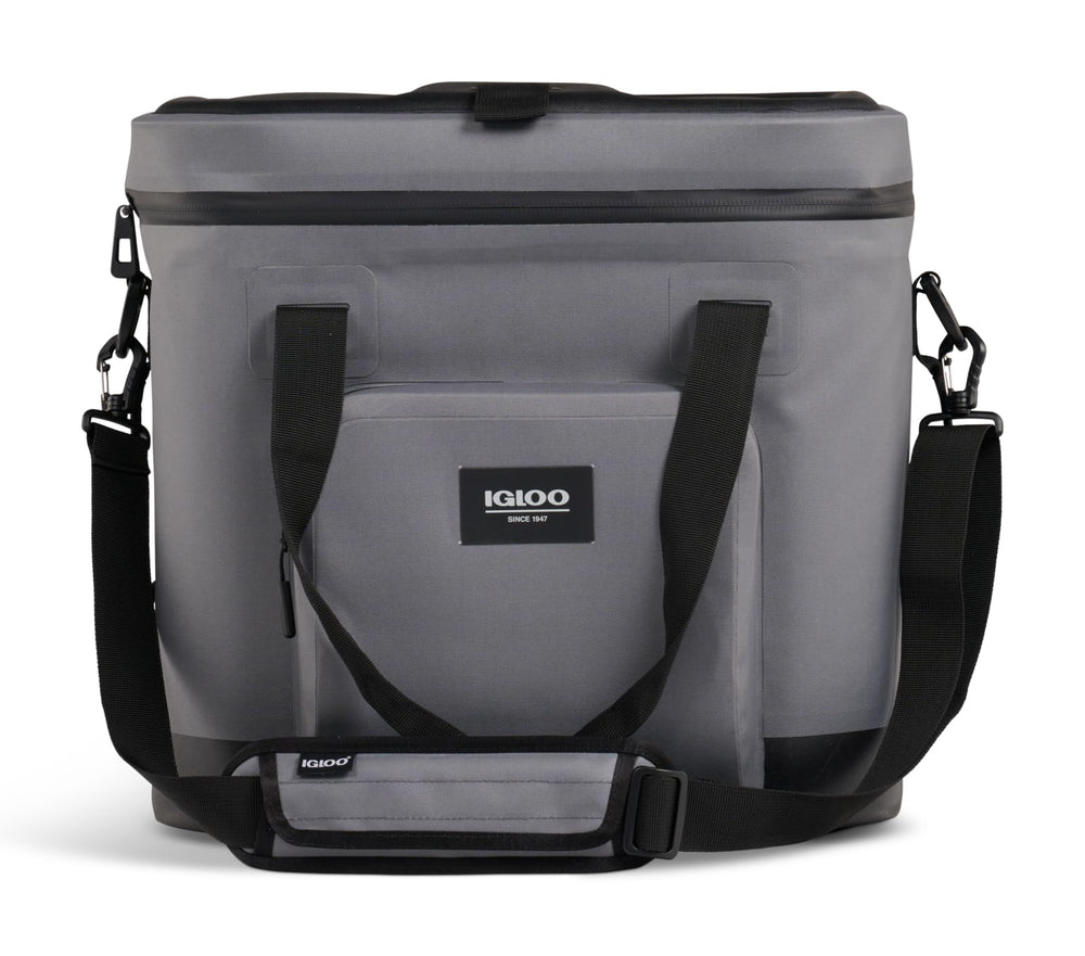 Igloo Carbonite TRAILMATE 30 front view, sturdy and portable for outdoor adventures