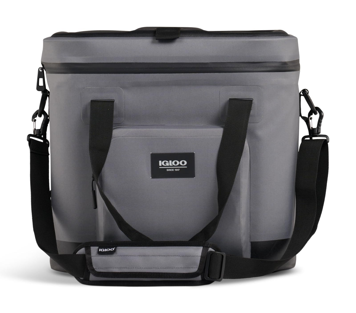 Igloo Carbonite TRAILMATE 30 front view, sturdy and portable for outdoor adventures