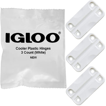 Igloo cooler hinges set of 3 front view, durable replacement part for Igloo coolers